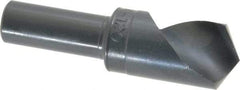 M.A. Ford - 3/4" Head Diam, 1/2" Shank Diam, 1 Flute 120° High Speed Steel Countersink - Bright Finish, 2-3/4" OAL, 0.12" Nose Diam, Single End, Straight Shank, Right Hand Cut - Apex Tool & Supply