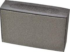 3M - Fine Grade, 125 Grit, Diamond Hand Pad - Black, 2-1/4" Wide x 3-3/4" Long, Coated - Apex Tool & Supply