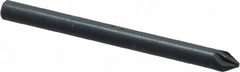 M.A. Ford - 1/8" Head Diam, 1/8" Shank Diam, 6 Flute 60° High Speed Steel Countersink - Apex Tool & Supply