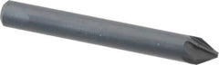 M.A. Ford - 3/16" Head Diam, 3/16" Shank Diam, 6 Flute 60° High Speed Steel Countersink - Bright Finish, 1-1/2" OAL, 0.04" Nose Diam, Single End, Straight Shank, Right Hand Cut - Apex Tool & Supply
