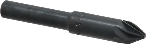 M.A. Ford - 5/16" Head Diam, 1/4" Shank Diam, 6 Flute 60° High Speed Steel Countersink - Apex Tool & Supply