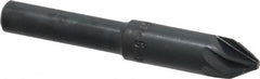 M.A. Ford - 5/16" Head Diam, 1/4" Shank Diam, 6 Flute 60° High Speed Steel Countersink - Apex Tool & Supply
