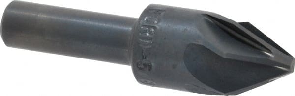 M.A. Ford - 5/8" Head Diam, 3/8" Shank Diam, 6 Flute 60° High Speed Steel Countersink - Apex Tool & Supply
