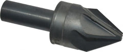 M.A. Ford - 1" Head Diam, 1/2" Shank Diam, 6 Flute 60° High Speed Steel Countersink - Apex Tool & Supply