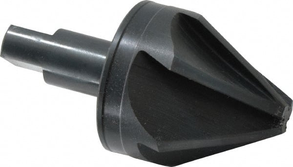 M.A. Ford - 2" Head Diam, 3/4" Shank Diam, 6 Flute 60° High Speed Steel Countersink - Apex Tool & Supply