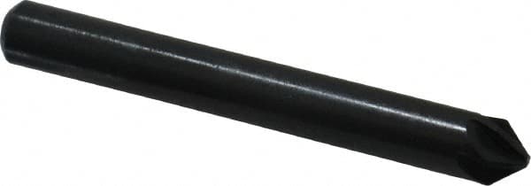 M.A. Ford - 1/4" Head Diam, 1/4" Shank Diam, 6 Flute 82° High Speed Steel Countersink - Apex Tool & Supply
