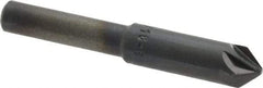 M.A. Ford - 5/16" Head Diam, 1/4" Shank Diam, 6 Flute 82° High Speed Steel Countersink - Bright Finish, 2" OAL, 0.08" Nose Diam, Single End, Straight Shank, Right Hand Cut - Apex Tool & Supply