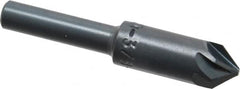 M.A. Ford - 3/8" Head Diam, 1/4" Shank Diam, 6 Flute 82° High Speed Steel Countersink - Apex Tool & Supply