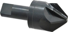 M.A. Ford - 1-1/2" Head Diam, 3/4" Shank Diam, 6 Flute 82° High Speed Steel Countersink - Apex Tool & Supply