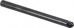 M.A. Ford - 1/8" Head Diam, 1/8" Shank Diam, 6 Flute 90° High Speed Steel Countersink - Apex Tool & Supply