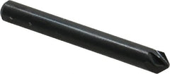 M.A. Ford - 3/16" Head Diam, 3/16" Shank Diam, 6 Flute 90° High Speed Steel Countersink - Apex Tool & Supply