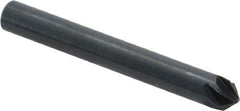 M.A. Ford - 1/4" Head Diam, 1/4" Shank Diam, 6 Flute 90° High Speed Steel Countersink - Apex Tool & Supply