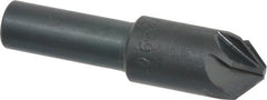 M.A. Ford - 1/2" Head Diam, 3/8" Shank Diam, 6 Flute 90° High Speed Steel Countersink - Apex Tool & Supply