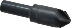 M.A. Ford - 3/4" Head Diam, 1/2" Shank Diam, 6 Flute 90° High Speed Steel Countersink - Apex Tool & Supply