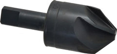 M.A. Ford - 1-1/4" Head Diam, 1/2" Shank Diam, 6 Flute 90° High Speed Steel Countersink - Apex Tool & Supply