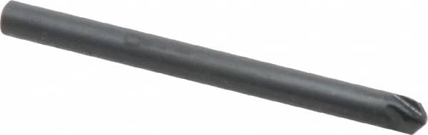 M.A. Ford - 1/8" Head Diam, 1/8" Shank Diam, 6 Flute 100° High Speed Steel Countersink - Apex Tool & Supply