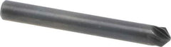 M.A. Ford - 3/16" Head Diam, 3/16" Shank Diam, 6 Flute 100° High Speed Steel Countersink - Bright Finish, 1-1/2" OAL, 0.04" Nose Diam, Single End, Straight Shank, Right Hand Cut - Apex Tool & Supply