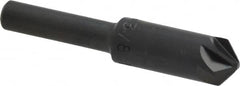 M.A. Ford - 3/8" Head Diam, 1/4" Shank Diam, 6 Flute 100° High Speed Steel Countersink - Apex Tool & Supply