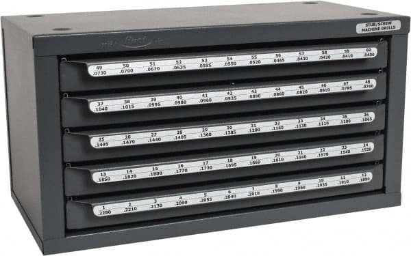 Huot - #60 to #1 Drill Bit Dispenser - Apex Tool & Supply