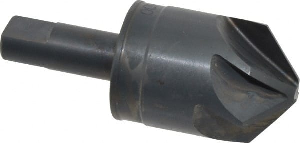 M.A. Ford - 1-1/4" Head Diam, 1/2" Shank Diam, 6 Flute 100° High Speed Steel Countersink - Apex Tool & Supply
