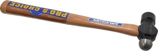 Vaughan Bushnell - 1-1/4 Lb Head Ball Pein Hammer - Hickory Handle, 15" OAL - Apex Tool & Supply