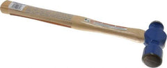 Vaughan Bushnell - 1-1/2 Lb Head Ball Pein Hammer - Hickory Handle, 15-1/4" OAL - Apex Tool & Supply