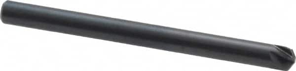 M.A. Ford - 1/8" Head Diam, 1/8" Shank Diam, 6 Flute 120° High Speed Steel Countersink - Apex Tool & Supply