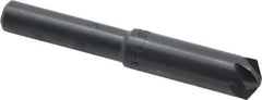 M.A. Ford - 5/16" Head Diam, 1/4" Shank Diam, 6 Flute 120° High Speed Steel Countersink - Bright Finish, 2" OAL, 0.08" Nose Diam, Single End, Straight Shank, Right Hand Cut - Apex Tool & Supply