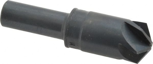M.A. Ford - 3/4" Head Diam, 1/2" Shank Diam, 6 Flute 120° High Speed Steel Countersink - Apex Tool & Supply