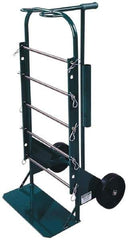 Greenlee - 300 Lb Capacity, 22-1/2" Wide x 23" Long x 47" High Wire Cart - 5 Slot, 15 Spool, Steel - Apex Tool & Supply