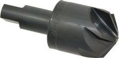 M.A. Ford - 1-1/2" Head Diam, 3/4" Shank Diam, 6 Flute 120° High Speed Steel Countersink - Apex Tool & Supply