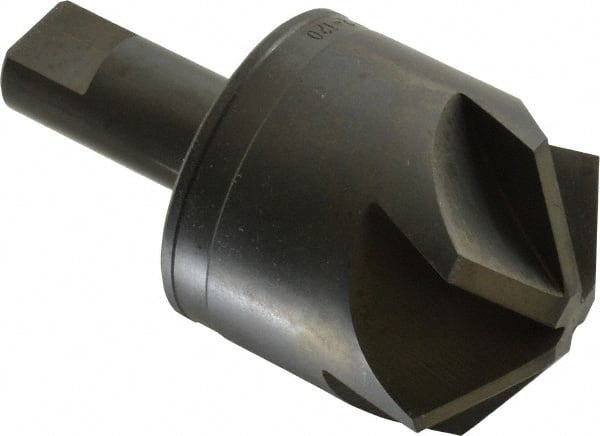 M.A. Ford - 2" Head Diam, 3/4" Shank Diam, 6 Flute 120° High Speed Steel Countersink - Apex Tool & Supply