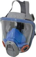 MSA - Series 3000, Size M Full Face Respirator - 4-Point Suspension, Bayonet Connection - Apex Tool & Supply
