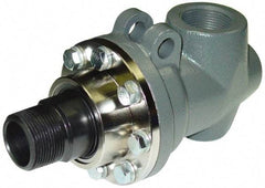 Barco - 3/4 NPT Right Hand Rotor Thread, 3/4" NPT Port, 6-3/16" Body Length, Dual Flow, High Temperature (Steam), Rotary Union - 500 Max RPM, 250 Max Steam psi, 500 Max Water psi - Apex Tool & Supply