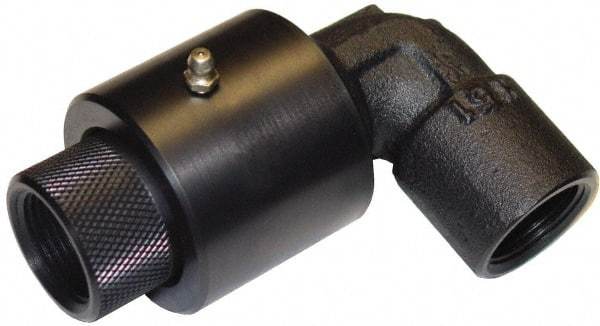 Barco - 5-5/8" Pipe, 5-5/8" Flange Thickness, Plane Swivel, Single 90 Elbow Swivel Joint - Carbon Steel, Size Code 48, NPT Ends - Apex Tool & Supply