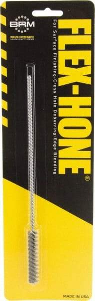 Brush Research Mfg. - 0.276" to 0.315" Bore Diam, 400 Grit, Silicon Carbide Flexible Hone - Extra Fine, 8" OAL - Apex Tool & Supply