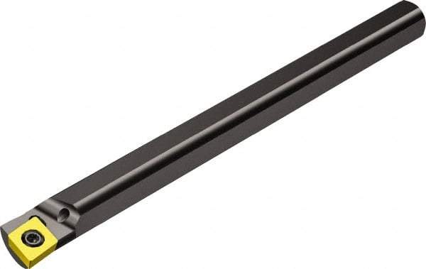 Sandvik Coromant - 23.6mm Min Bore Diam, 10" OAL, 3/4" Shank Diam, A-SCLC Indexable Boring Bar - CCMT 32.52 Insert, Screw Clamping Holding Method - Apex Tool & Supply