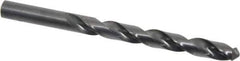 Hertel - 10mm 118° High Speed Steel Jobber Drill - Oxide Finish, Right Hand Cut, Spiral Flute, Straight Shank, 130mm OAL, Standard Point - Apex Tool & Supply