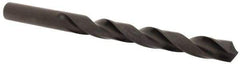 Hertel - 10.8mm 118° High Speed Steel Jobber Drill - Oxide Finish, Right Hand Cut, Spiral Flute, Straight Shank, 140mm OAL, Standard Point - Apex Tool & Supply