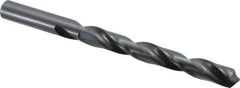 Hertel - 11.3mm 118° High Speed Steel Jobber Drill - Oxide Finish, Right Hand Cut, Spiral Flute, Straight Shank, 143mm OAL, Standard Point - Apex Tool & Supply