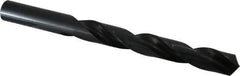 Hertel - 16mm 118° High Speed Steel Jobber Drill - Oxide Finish, Right Hand Cut, Spiral Flute, Straight Shank, 181mm OAL, Standard Point - Apex Tool & Supply