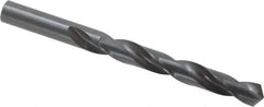 Hertel - 17mm 118° High Speed Steel Jobber Drill - Oxide Finish, Right Hand Cut, Spiral Flute, Straight Shank, 194mm OAL, Standard Point - Apex Tool & Supply