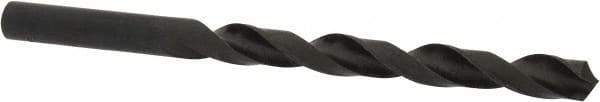 Hertel - 7.25mm 118° High Speed Steel Jobber Drill - Oxide Finish, Right Hand Cut, Spiral Flute, Straight Shank, 108mm OAL, Standard Point - Apex Tool & Supply