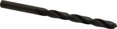 Hertel - 7.85114mm 118° High Speed Steel Jobber Drill - Oxide Finish, Right Hand Cut, Spiral Flute, Straight Shank, 114mm OAL, Standard Point - Apex Tool & Supply