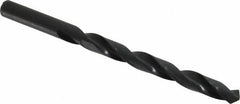 Hertel - 8.2mm 118° High Speed Steel Jobber Drill - Oxide Finish, Right Hand Cut, Spiral Flute, Straight Shank, 117mm OAL, Standard Point - Apex Tool & Supply
