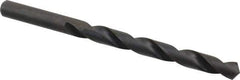Hertel - 8.8mm 118° High Speed Steel Jobber Drill - Oxide Finish, Right Hand Cut, Spiral Flute, Straight Shank, 124mm OAL, Standard Point - Apex Tool & Supply