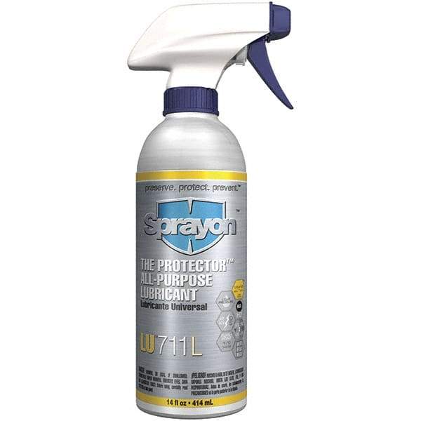 Sprayon - 16 oz Trigger Spray Can Lubricant - Amber, -20°F to 500°F, Food Grade - Apex Tool & Supply
