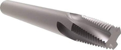 Allied Machine and Engineering - 1/2-14, 3/4-14 NPTF, 0.495" Cutting Diam, 4 Flute, Solid Carbide Helical Flute Thread Mill - Internal/External Thread, 7/8" LOC, 3-1/2" OAL, 1/2" Shank Diam - Apex Tool & Supply