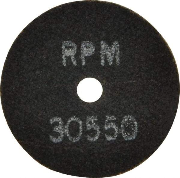 Made in USA - 2" 46 Grit Aluminum Oxide Cutoff Wheel - 1/16" Thick, 1/4" Arbor, 30,550 Max RPM, Use with Die Grinders - Apex Tool & Supply
