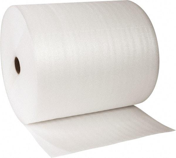 Value Collection - 375' Long x 24" Wide x 3/32" Thick, Polyethylene Foam - White - Apex Tool & Supply